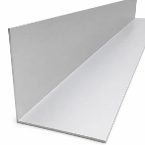 Ángulo de aluminio equilátero 100×100×2 mm – perfil en L, longitud 2000 mm