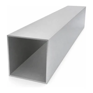 Tubo cuadrado de aluminio 150×150×3 mm – perfil cerrado EN AW-6060, L=2000 mm