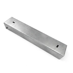 Perfil angular conector para soporte de murete 300x55 galvanizado