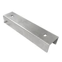 Perfil angular conector soporte para zócalo 250x55 galvanizado
