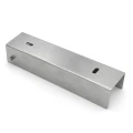 Perfil en C conector soporte para zócalo 200x50 galvanizado GPV-700-34 (1)
