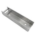 Perfil en C conector soporte para zócalo 200x50 galvanizado GPV-700-34 (2)