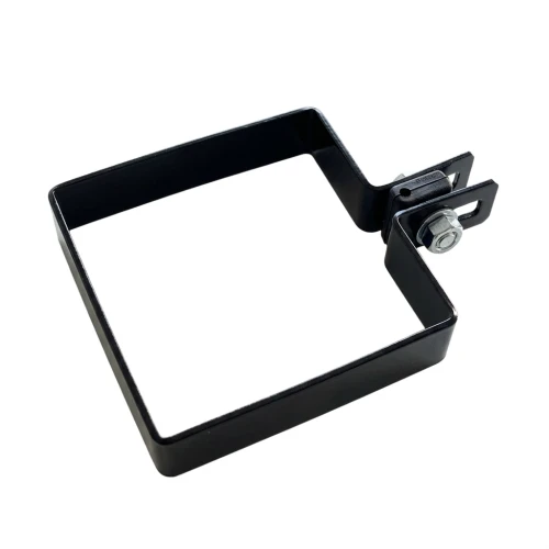 Abrazadera terminal para paneles de vallado 100x100 mm negro 000-782 (1)