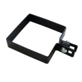 Abrazadera terminal para paneles de vallado 100x100 mm negro 000-782 (2)