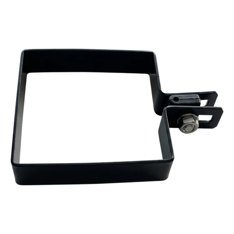 Abrazadera terminal para paneles de vallado 100x100 mm negro 000-782 (3)
