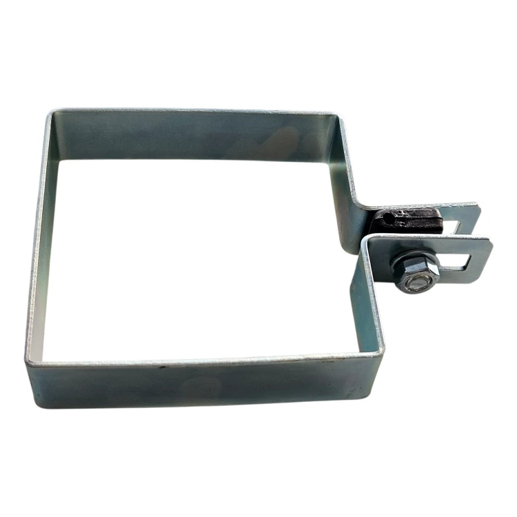 Abrazadera final para paneles de valla 100x100 mm galvanizada 000-781 (3)