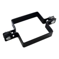Abrazadera intermedia para paneles de vallado 100x100 mm negro 000-778 (1)