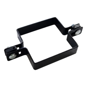 Abrazadera intermedia para paneles de vallado 100x100 mm negro