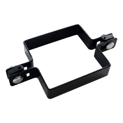 Abrazadera intermedia para paneles de vallado 100x100 mm negro 000-778 (1)