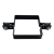 Abrazadera intermedia para paneles de vallado 100x100 mm negro 000-778 (2)