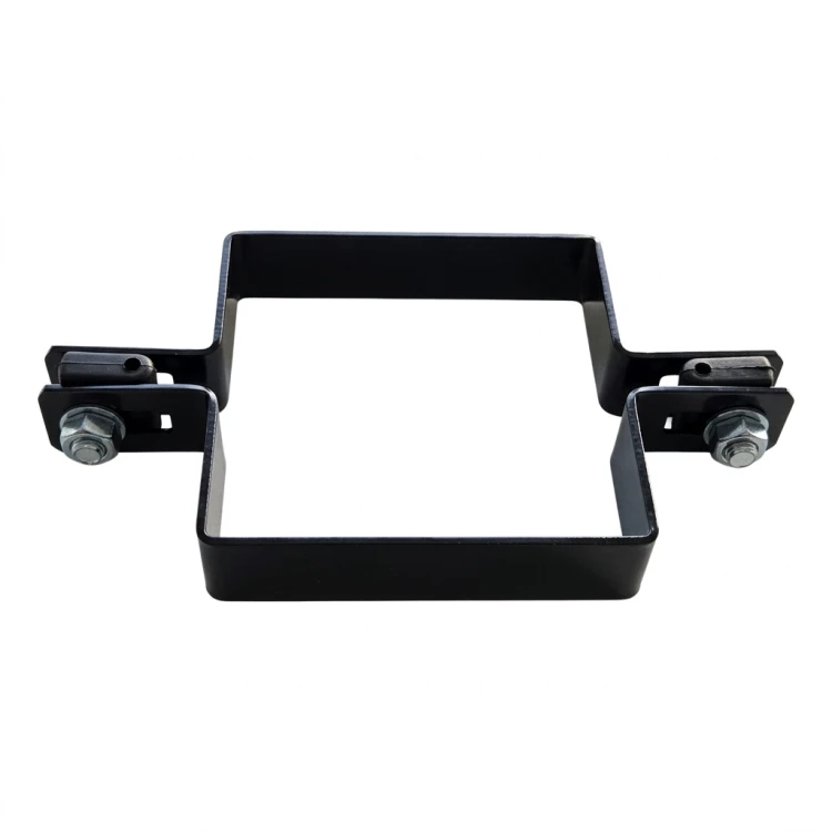 Abrazadera intermedia para paneles de vallado 100x100 mm negro 000-778 (2)