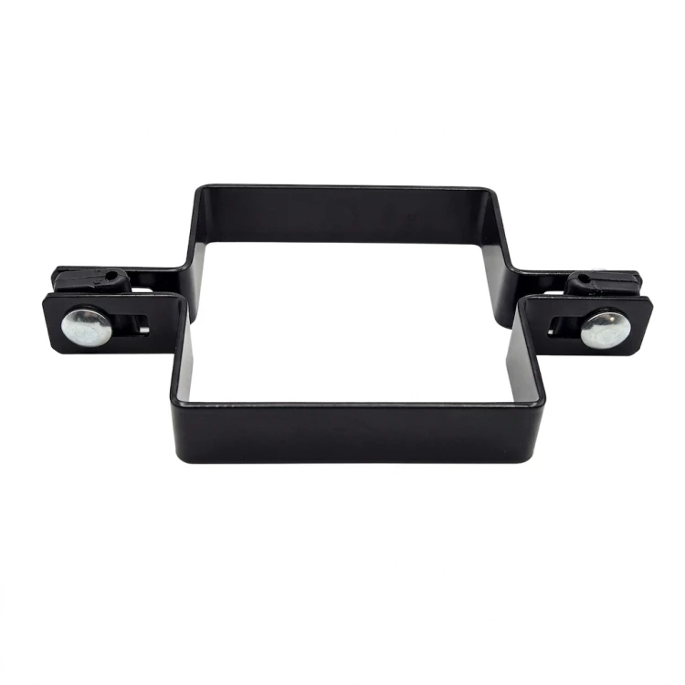 Abrazadera intermedia para paneles de vallado 100x100 mm negro 000-778 (3)