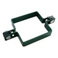 Abrazadera intermedia para paneles de valla 100x100 mm verde 000-779 (1)