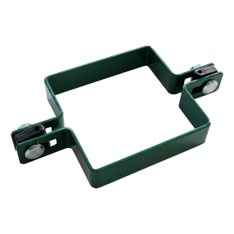 Abrazadera intermedia para paneles de valla 100x100 mm verde 000-779 (1)