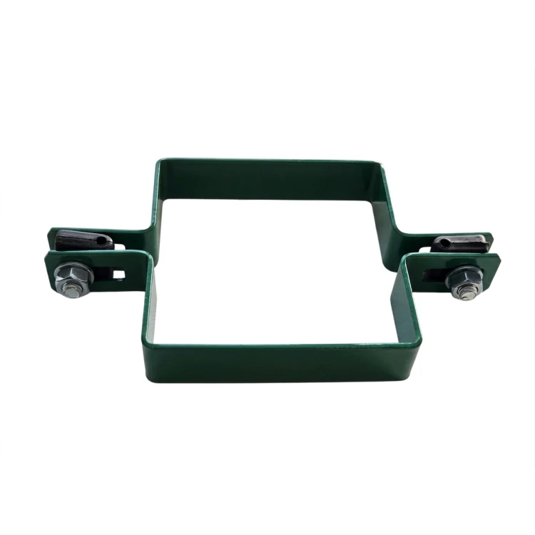 Abrazadera intermedia para paneles de valla 100x100 mm verde 000-779 (3)