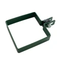 Abrazadera final para paneles de valla 100x100 mm verde 000-783 (1)