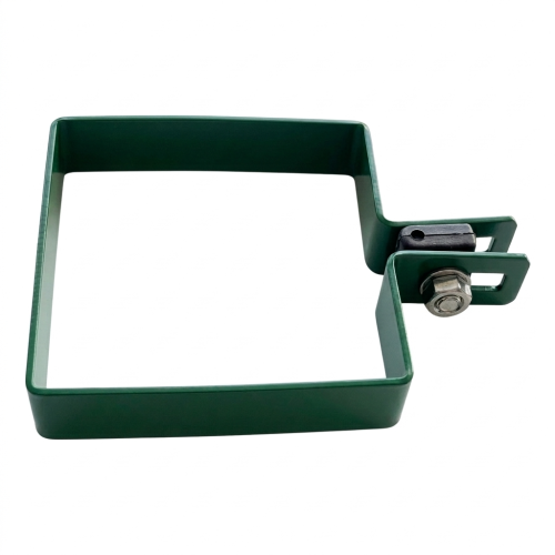 Abrazadera final para paneles de valla 100x100 mm verde 000-783 (2)