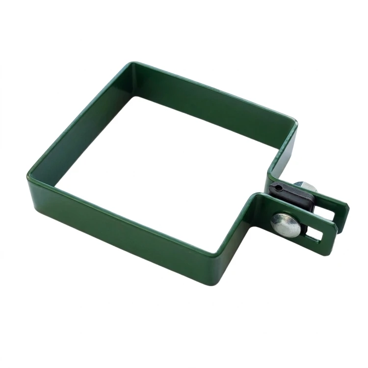 Abrazadera final para paneles de valla 100x100 mm verde 000-783 (4)