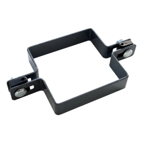 Abrazadera intermedia para paneles de vallado 100x100 mm grafito 000-780 (1)
