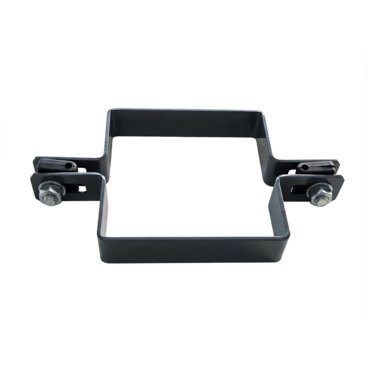 Abrazadera intermedia para paneles de vallado 100x100 mm grafito 000-780 (2)