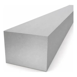 Pletina de aluminio 80×60 mm EN AW-6060 T64 – longitud 2000 mm