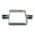 Abrazadera intermedia para paneles de vallado 100x100 mm galvanizada 000-777 (3)