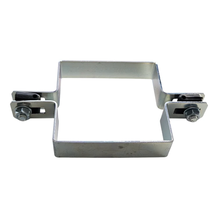 Abrazadera intermedia para paneles de vallado 100x100 mm galvanizada 000-777 (3)