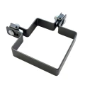 Abrazadera angular para paneles de valla 100x100 mm grafito 000-776 (1)