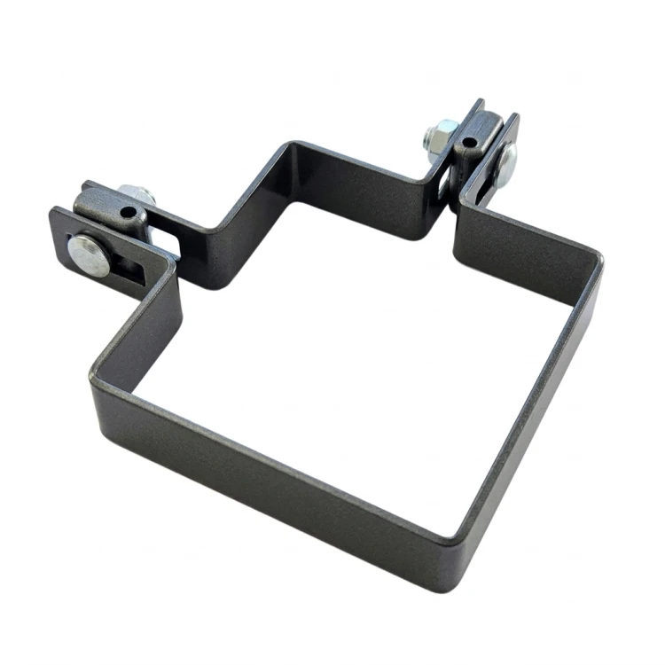 Abrazadera angular para paneles de valla 100x100 mm grafito 000-776 (1)