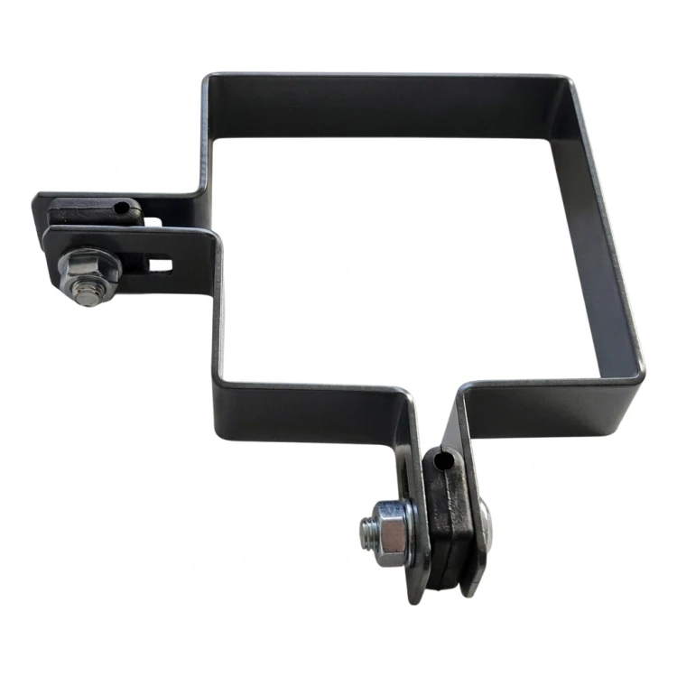 Abrazadera angular para paneles de valla 100x100 mm grafito 000-776 (2)