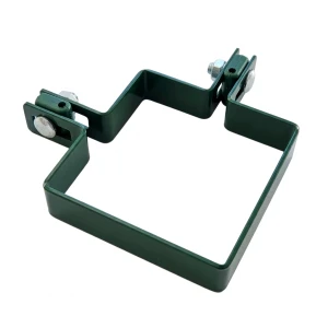 Abrazadera angular para paneles de valla 100x100 mm verde