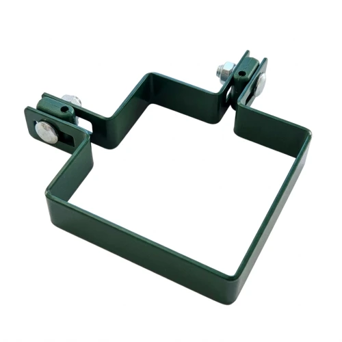 Abrazadera angular para paneles de valla 100x100 mm verde 000-775 (1)