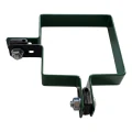 Abrazadera angular para paneles de valla 100x100 mm verde 000-775 (2)