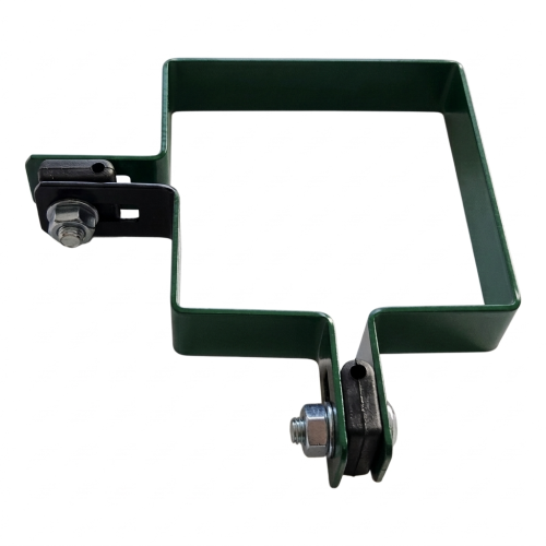 Abrazadera angular para paneles de valla 100x100 mm verde 000-775 (2)
