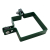 Abrazadera angular para paneles de valla 100x100 mm verde 000-775 (3)