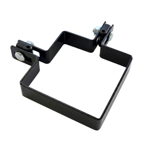 Abrazadera esquinera para paneles de valla 100x100 mm negro 000-774 (1)