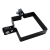 Abrazadera esquinera para paneles de valla 100x100 mm negro 000-774 (2)