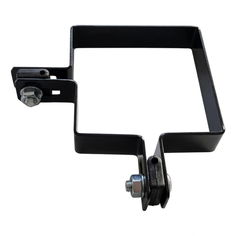 Abrazadera esquinera para paneles de valla 100x100 mm negro 000-774 (3)