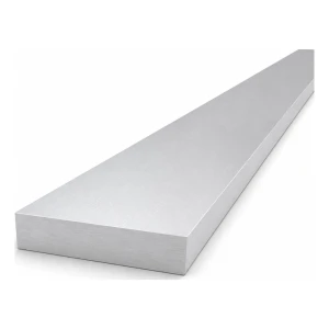 Pletina de aluminio 70×15 mm EN AW-6060 T64, longitud 2000 mm