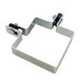 Abrazadera esquinera para paneles de valla 100x100 mm galvanizada 000-773 (2)