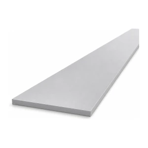 Pletina de aluminio 80×5 mm EN AW-6060 T64, longitud 2000 mm