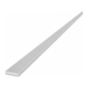 Pletina de aluminio 15×3 mm EN AW-6060 T64, longitud 2000 mm