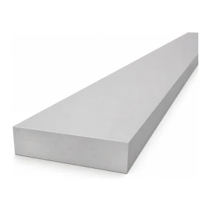 Pletina de aluminio EN AW-6060 T64 – 80×20 mm, longitud 2000 mm