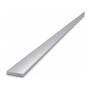 Pletina de aluminio 20×4 mm EN AW-6060 T64, longitud 2000 mm