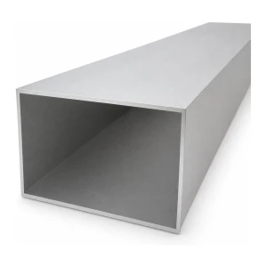 Tubo rectangular de aluminio 100×150×3 mm – perfil cerrado L=2000 mm
