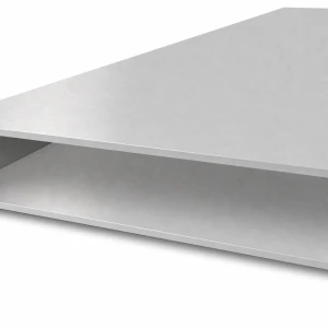 Tubo rectangular de aluminio 40×200×3 mm – perfil cerrado EN AW-6060, L=2000 mm