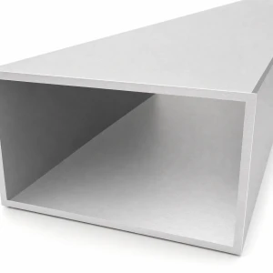 Tubo rectangular de aluminio 80×140×4 mm – perfil cerrado L=2000 mm EN AW-6060