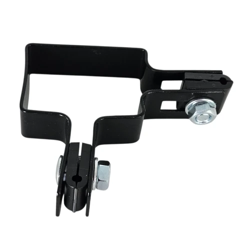 Abrazadera para paneles de valla esquinera 60x40 negro GPV-700-07 (2)