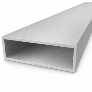 Tubo rectangular de aluminio 40×120×4 mm – perfil cerrado EN AW-6060, L=2000 mm