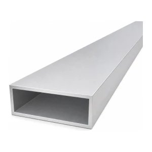 Tubo rectangular de aluminio 30×80×3 mm – perfil cerrado EN AW-6060, L=2000 mm